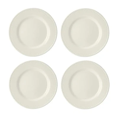 Image of Mikasa Cranborne 4pc Stoneware Side Plate Set, 21cm, Gift Boxed