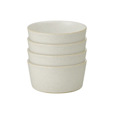 Image of Denby Impression Cream 4 Piece Straight Bowl Set