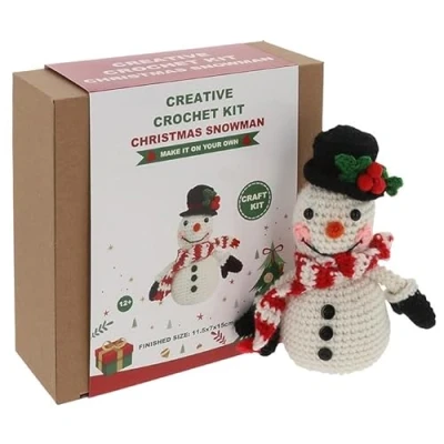 Image of Joe Davies Creative Crochet Kit, Christmas Snowman