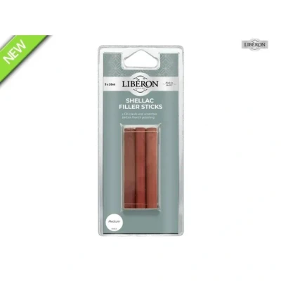 Image of Liberon Shellac Filler Sticks Medium (3 Pack)