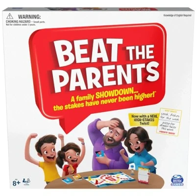 Image of Spin Master Games Beat The Parents Board Game for Families and Kids aged over 6