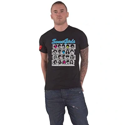 Image of Rolling Stones The Some Girls Album&#039; (Black) T Shirt (x Large)