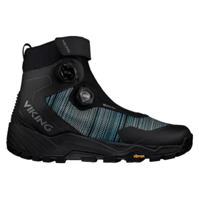 Image of Viking Unisex Cerra Rolling GTX BOA Walking Shoe, Black Aqua, 10 UK