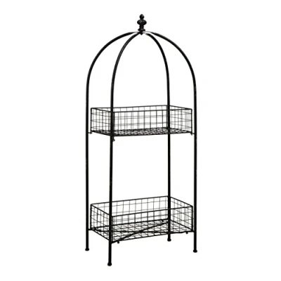 Image of Premier Housewares New York Loft 2 Tier Stand Black