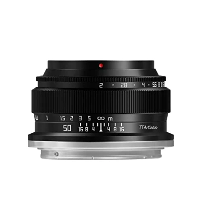 Image of TTArtisan 50mm F2 Metal Bodied Lens Compatible with Nikon Z Mount (Full Frame) Black
