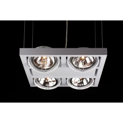 Image of 4 Light Commercial Lighting White G53 Bulb