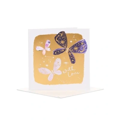 Image of UK Greetings Greeting Card for Her/Friend Butterflies Design From The Camden Collection