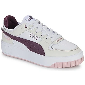 Image of Puma Carina Street VTG women&#039;s Shoes (Trainers) in Beige