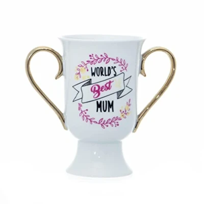 Image of Boxer Gifts World&#039;s Best Mum Trophy Mug Fun Novelty Mother&#039;s Day Gift for Mums