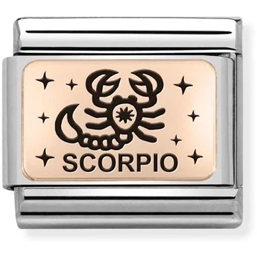 Image of Nomination Rose Gold Scorpio Charm