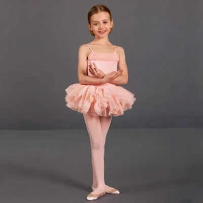 Image of Bloch CL7120 Desdemona Children’s Dance Tutu Leotard, women&#039;s, pink