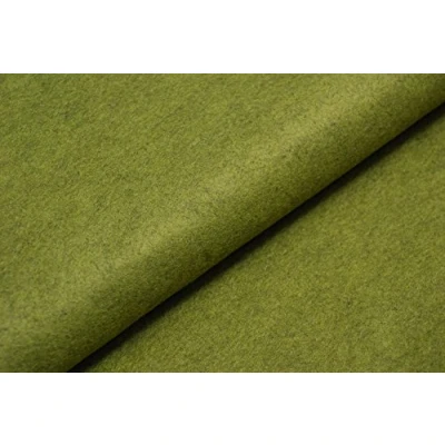 Image of Handicraft Wool/Viscose Felt Fabric Material Marl Moss V19, 1Mtr 100cm x 90cm