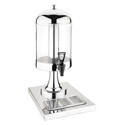 Image of Olympia Single Juice Dispenser with Drip Tray