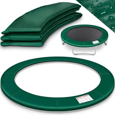 Image of KIDUKU 8FT 10FT 12FT 14FT Replacement Trampoline Surround Pad Foam Safety Guard Spring Cover Padding Pads (Green 8FT)