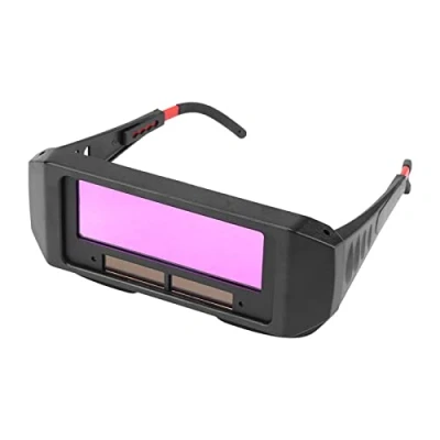 Image of Welding Goggle,Auto Darkening Goggles Solar Auto Safety Glasses Mask Helmet TIG MIG MMA Welder Eyes Anti Flog Glare