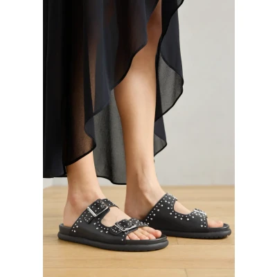 Image of Tamaris Women&#039;s Pantolette Mule, Black, 4 UK