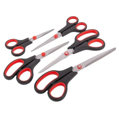 Image of 5pc Black Stainless Steel Scissors Set By Blackspur