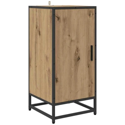 Image of vidaXL Sideboard Artisan oak 35 x 35.5 76 cm Engineered wood
