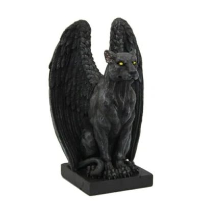 Image of Pacific Giftware Jaguar Winged Gargoyle Collectible Figurine 6 Inches Tall