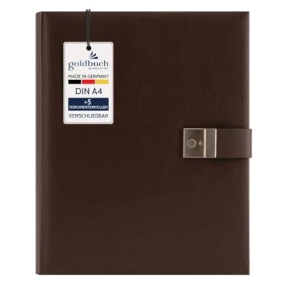Image of Goldbuch 53520 Document Folder Bologna Cognac