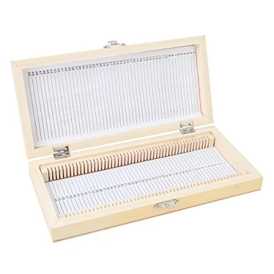 Image of Microscope Slide Box Case Biology Storage Set Biological for Basic Science Education