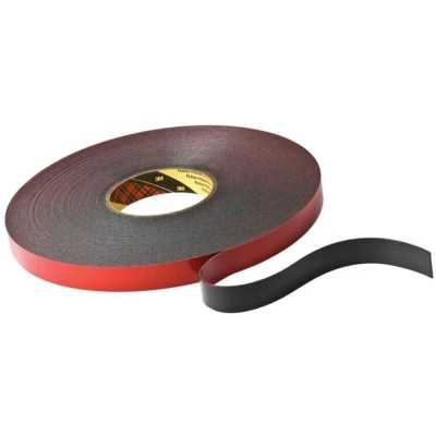 Image of 3M VHB Black Double Sided Foam Tape, 25mm x 3 1.1mm