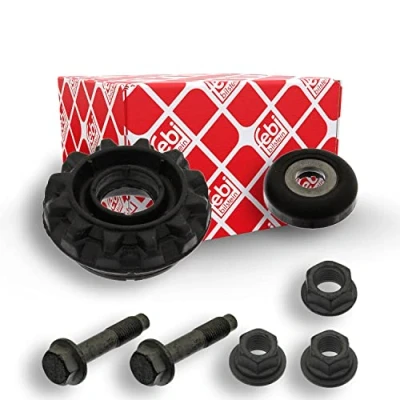Image of 6N0412331A, 6N0412331AS2 Repair Kit, suspension strut FEBI BILSTEIN 37877 Front Axle with ball bearing, nut attachment material