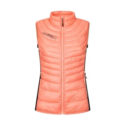 Image of Rock Experience REWV00751 C961 FORTUNE HYBRID WOMAN VEST Jacket Women&#039;s 0711 DESERT FLOWER+0208 CAVIAR XS