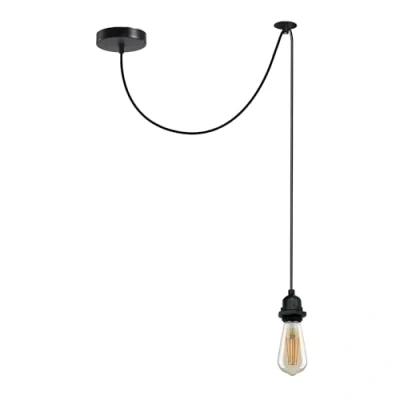 Image of LEDSone Modern Adjustable Single Head Pendant Light with E27 Socket for Dining Rooms, Living Room, Kitchen, Hallway, cafes, Bars, Offices and Restaurants