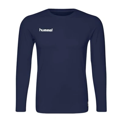 Image of hummel Men&#039;s Hml First Performance Jersey L/S Shirt Marine