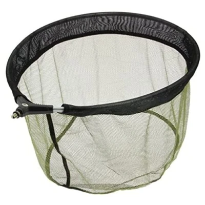 Image of NGT FNH Net Match DLX Deluxe Pan Landing Carp Fishing Green Soft Mesh 50 x 40 25cm Green,