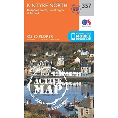 Image of Explorer Active 357 Kintyre North Map With Digital Version