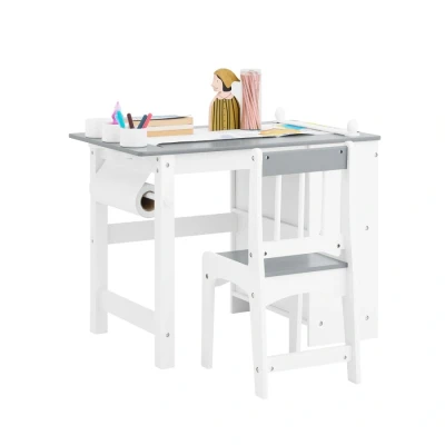 Image of Children Desk and Chair Set Kids Table Set,KMB60 HG Sobuy