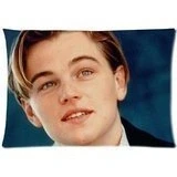 Image of Leonardo Dicaprio Personalized Zippered Pillowcase Standard Size 20x30(Two Sides)