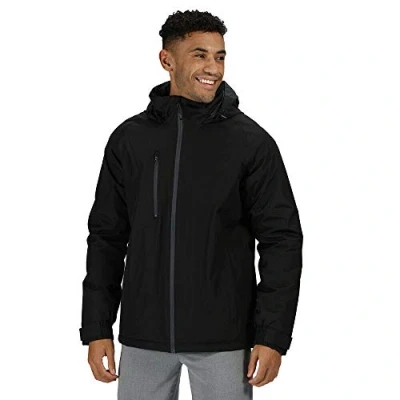 Image of Regatta Professional Men&#039;s Eco Friendly Honestly Made Recycled Waterproof Insulated Jacket Black, Size: M