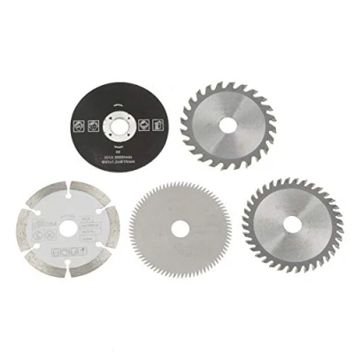 Image of Saw Blade, 5Pcs 85mm Inner Diameter 15mm Mini Carbide Circular Blade for Marble Cutting Machines Electric Hand Saws Sliding Table