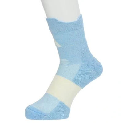Image of adidas Unisex Kids Running x Supernova Socks 1 Pair, Blue Burst/Ivory, 7 8 Years