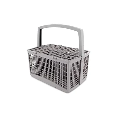 Image of DL pro Universal Cutlery Basket Dishwashers such as Bosch Siemens Neff Balay 00668361 668361 AEG LG Tray Dishwasher, Gray