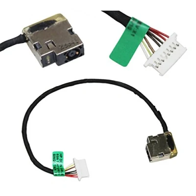 Image of Zahara 799749 F17 S17 Y17 T17 for HP Pavilion 15 AB DC Power Port Jack Socket Connector Wire