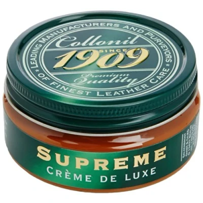 Image of Collonil Unisex Adult 1909 Supreme Creme De Luxe Shoe Treatments &amp; Polishes JAR 0051 Med Brown/Tan 100.00 ml