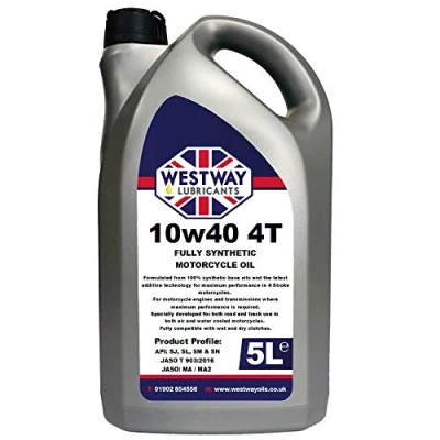 Image of 10w40 Motorcycle Oil Fully Synthetic API: SN 5L 5 Litres