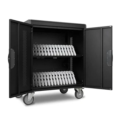 Image of Kensington AC32 32 Bay Charging Cabinet for 15.6&quot; Devices, Lockable Wheeled UK Multi Charge Station (K62327UK)