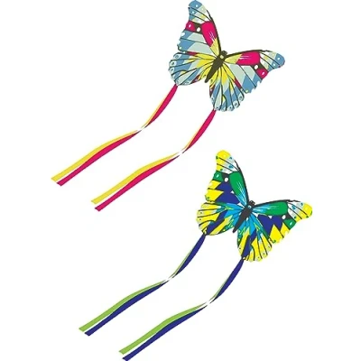Image of BROOKITE from Peterkin Mini Butterfly Kite Multicolour 30cm x 40cm Polyester Ripstop with 1 handle Kites Outdoor Toys Sport &amp; Leisure Ages 3+