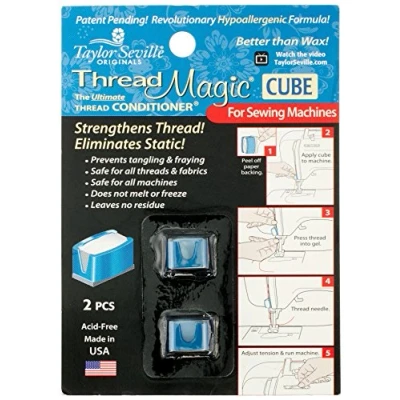 Image of Taylor Seville Originals Cube Ultimate Magic Thread Conditioner for Sewing Machines 2 Pieces