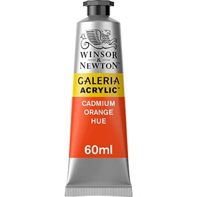 Image of Winsor &amp; Newton : Galeria Acrylic Paint 60ml Cadmium Orange Hue