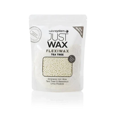Image of Salon System 700g Tea Tree Flexiwax and Beeswax Just Wax Stripless Beads