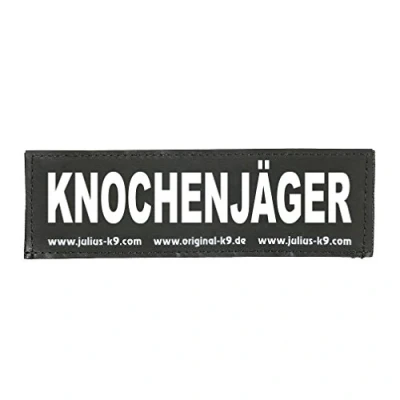 Image of Interchangeable Patches, 1 pair, KNOCHENJÄGER, Size: Small, Black