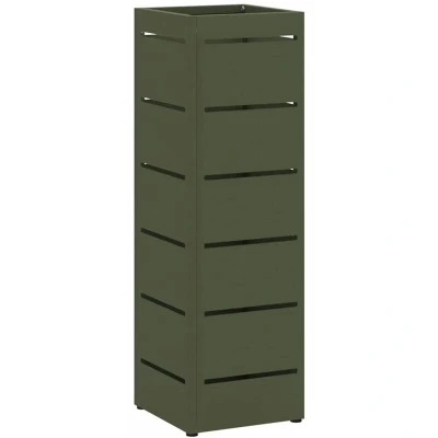 Image of Umbrella Stand Olive green Metal Medium Vidaxl