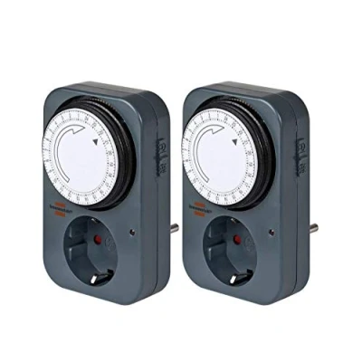 Image of Brennenstuhl timer MZ 20, mechanical socket (daily with increased touch protection), grey (2)