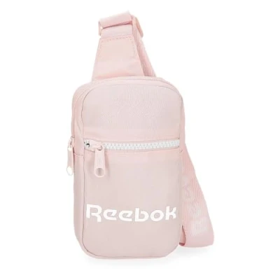 Image of Reebok Sally Crossbody Shoulder Bag Pink 10x18x3cm Polyester